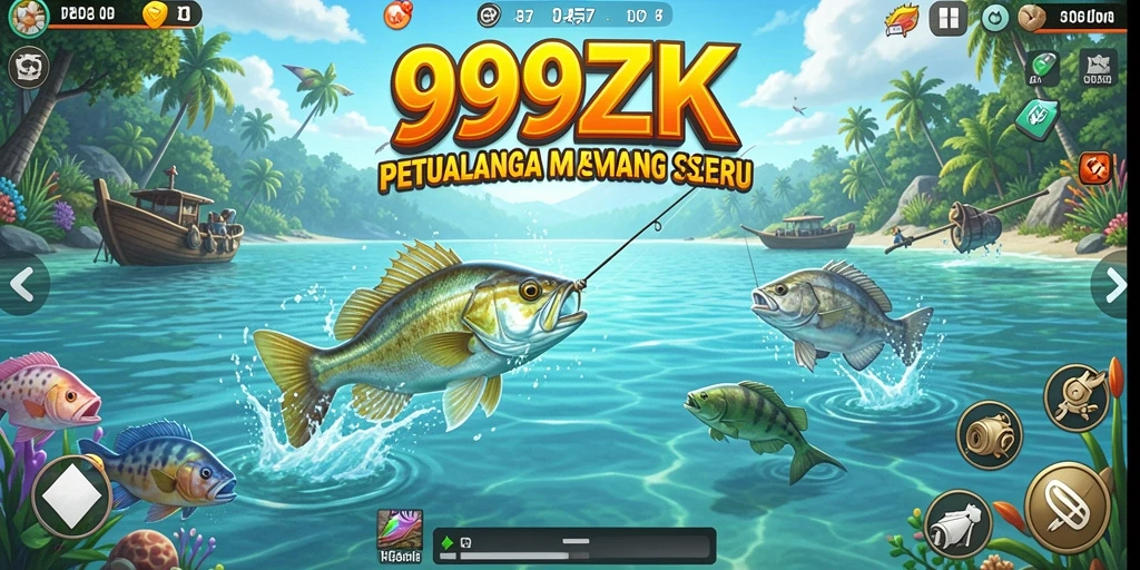 Gambar tangkapan ikan dari game 999ZK yang mendebarkan.