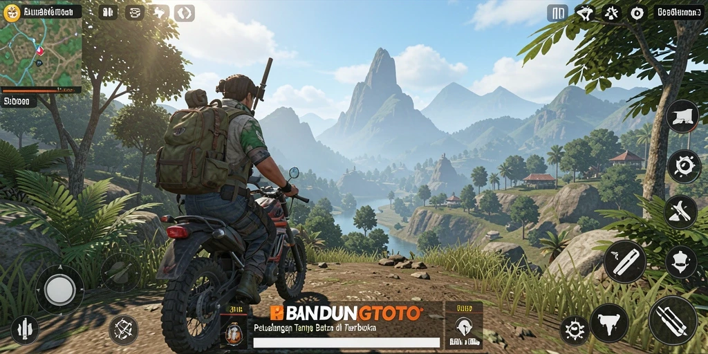 Tangkapan layar menampilkan dunia terbuka dan petualangan seru dalam BANDUNGTOTO.