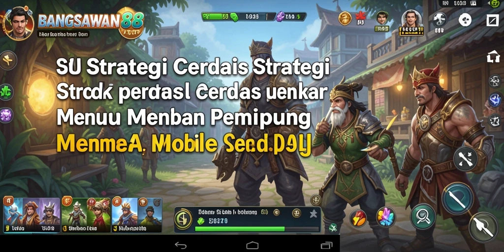 Tampilan gameplay strategis yang menegangkan dalam BANGSAWAN88.