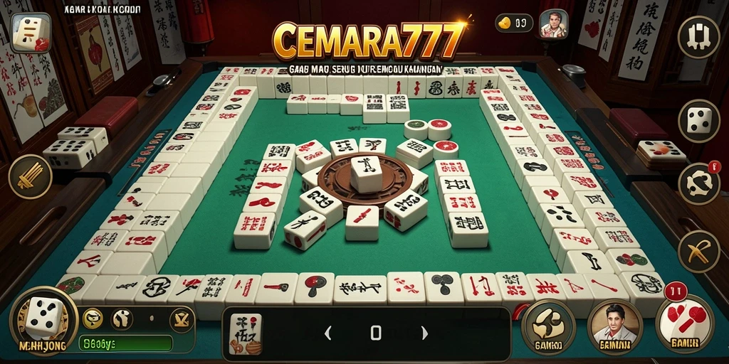 Tampilan gameplay CEMARA777 yang menampilkan Mahjong yang menarik.