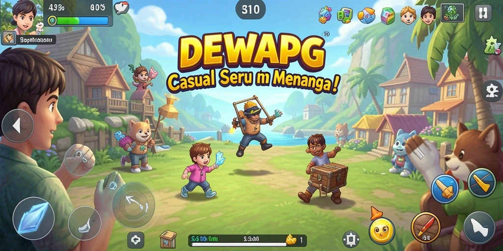 Tampilan gameplay DEWAPG yang seru dan mengasyikkan.