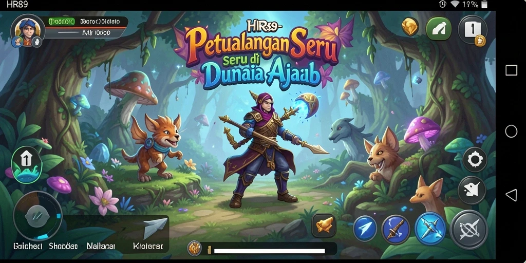 Tangkapan layar HR89 menampilkan aksi seru dalam petualangan mendebarkan.