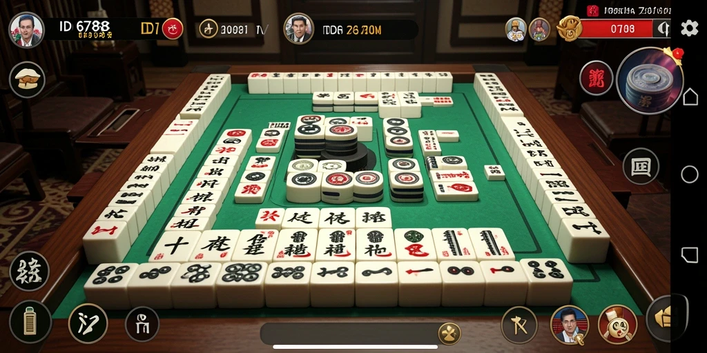 Tampilan menakjubkan dari gameplay Mahjong di ID6788.