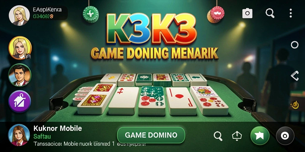 Tampilan gameplay yang seru dan interaktif di K3K3.