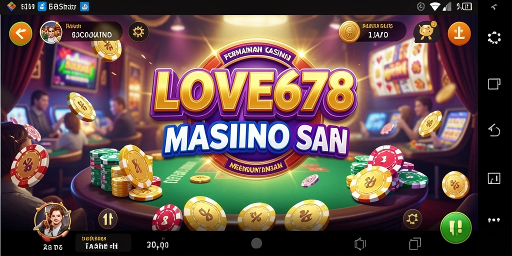 Tampilan gameplay seru di LOVE678 dengan suasana Kasino yang menegangkan.