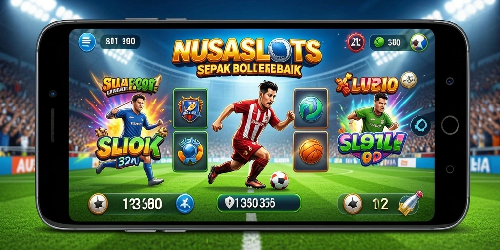 Gameplay menarik NUSASLOTS dengan tema sepak bola yang seru.