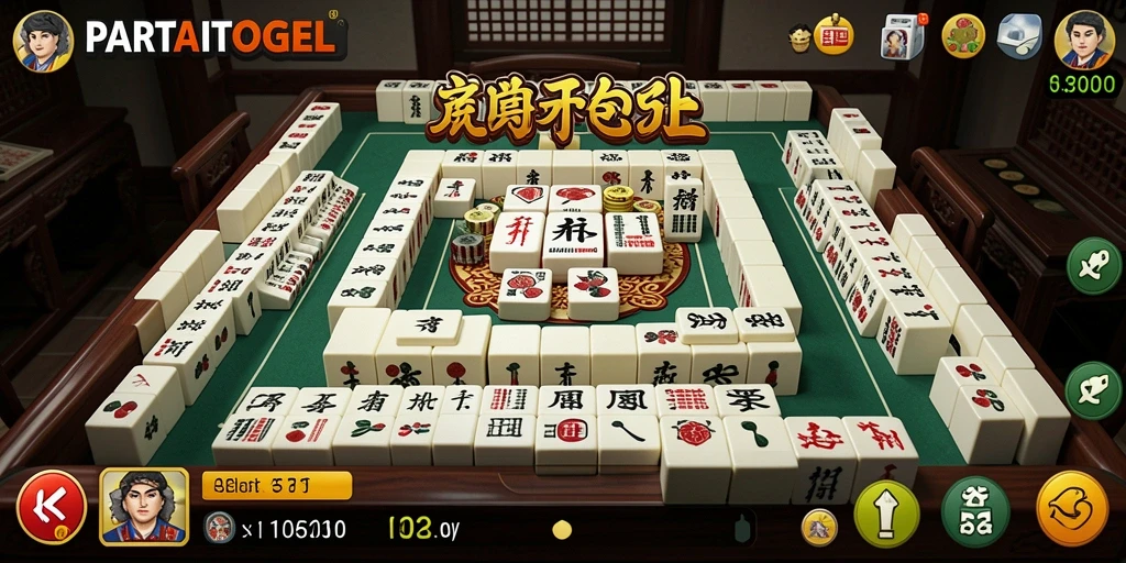 Tampilan gameplay PARTAITOGEL yang menarik dan penuh warna.