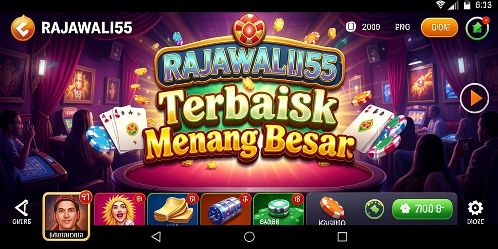 Tampilan gameplay Kasino RAJAWALI55 yang penuh aksi dan menarik.